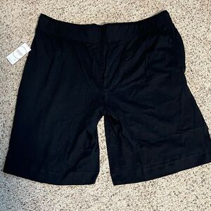 Jockey Black Drawstring Waistband with Side Pockets Men's Shorts